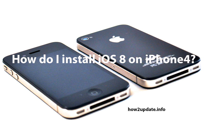 How do I install iOS8 on iPhone 4?