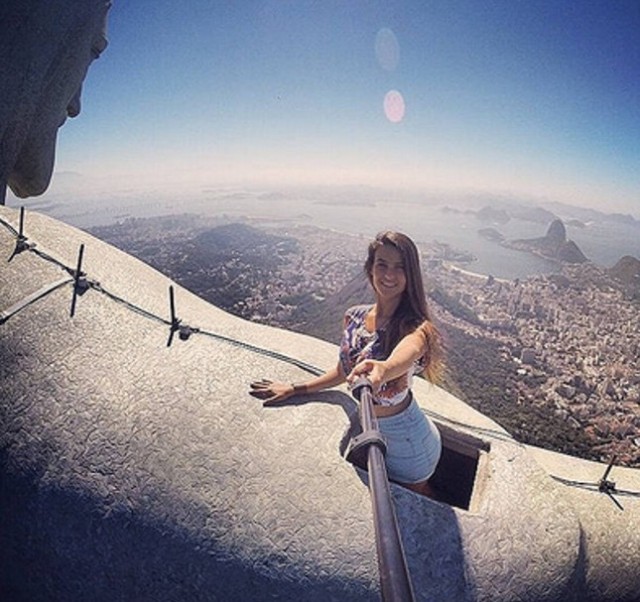 best place to take a selfie in Rio Christ the Redeemer