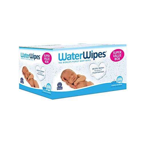 WaterWipes Sensitive Baby Wipes, 9 Packs of 60 Count (540 Count)