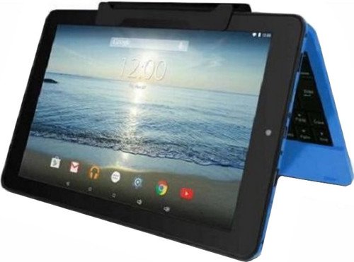 RCA Viking Pro 10″ 2-in-1 Tablet 32GB Quad Core Blue Laptop Computer w…