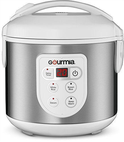 Gourmia GRC670 8 Cup (Cooked) Rice Cooker and Steamer For Grains …