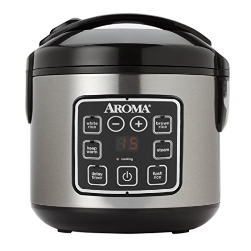 Aroma Housewares ARC-914SBD 8-Cup (Cooked) Digital Cool-Touch Ric…