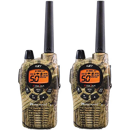 Midland GXT1050VP4 36-Mile 50-Channel FRS/GMRS Two-Way Radio (Pai…