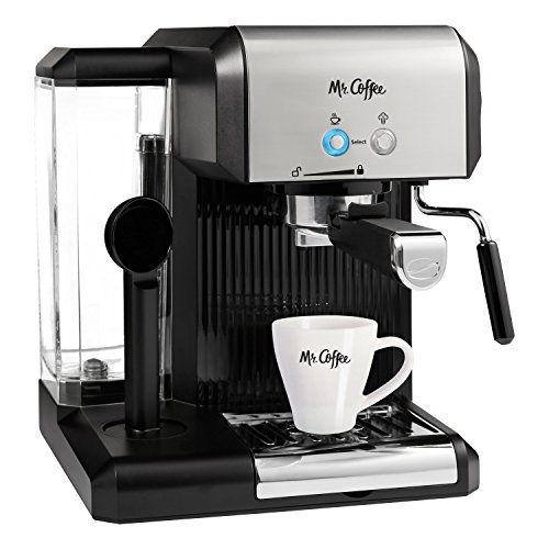 Mr. Coffee Café Steam Automatic Espresso and Cappuccino Machine, …