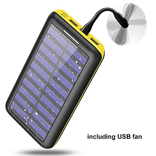 Power bank Portable charger Solar Charger -24000mAh External Batt…