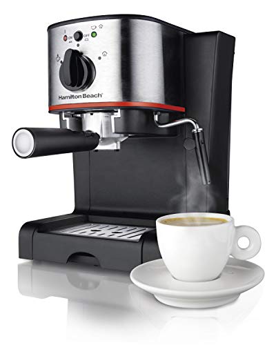 Hamilton Beach Espresso, Latte and Cappuccino Machine with Milk F…