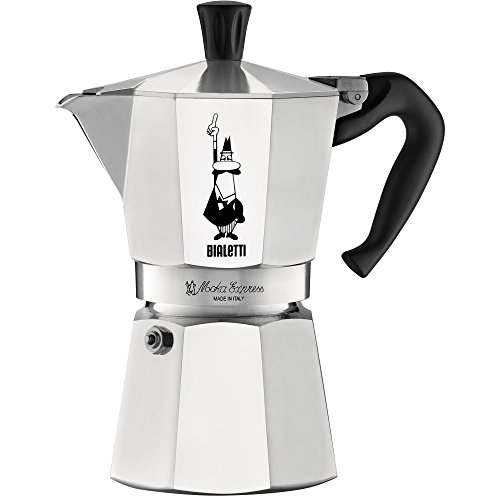 Bialetti 06800 Moka stove top coffee maker 6-Cup Silver