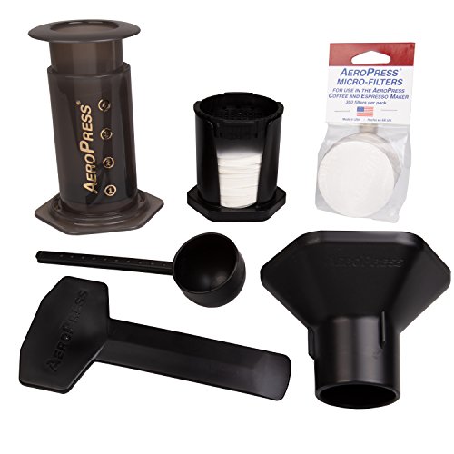 AeroPress Coffee and Espresso Maker with Bonus 350 Micro Filters …