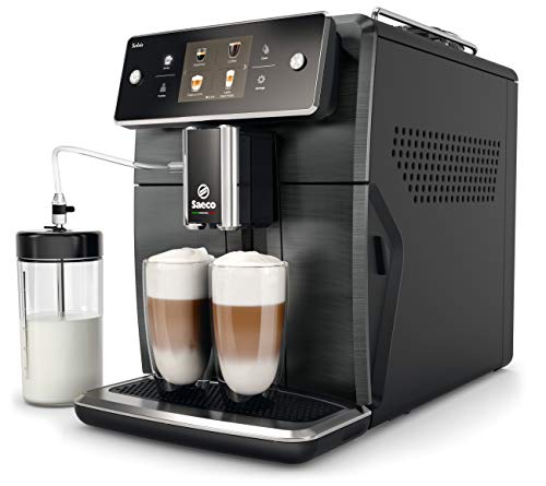 Saeco Xelsis SM7684/04 Super Automatic Espresso Machine, Titanium…
