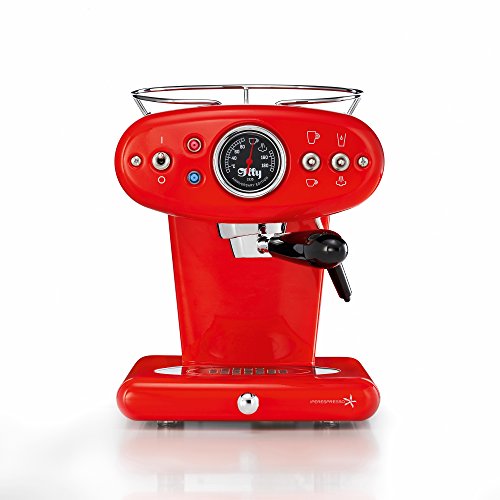Illy X1 Anniversary Espresso Machine, Red