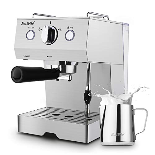 Espresso Machine Barsetto Coffee Machine 15 Bar Stainless Steel C…