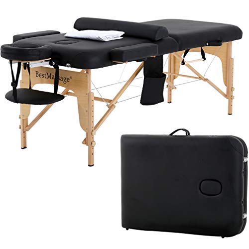 Massage Table Massage bed SPA Bed 2 Fold Massage Table Heigh Adju…