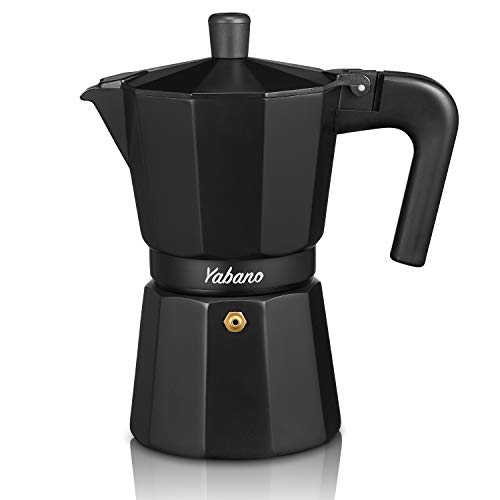 Yabano Stovetop Espresso Maker, 6 Cups Moka Coffee Pot Italian Es…