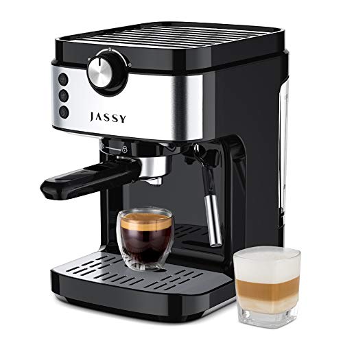 JASSY Espresso Coffee Machine, 19 Bar Pump Espresso Maker With Mi…