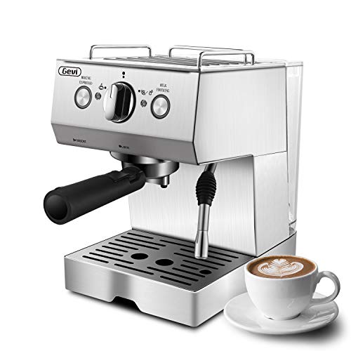 Espresso Machines 15 Bar Coffee Machine with Milk Frother Wand fo…