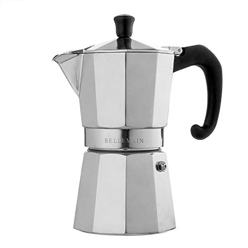 Bellemain 6-Cup Stovetop Espresso Maker Moka Pot