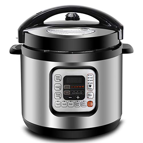 ZENY 6Qt 10-in-1 Multi-Use Pressure Cooker Programmable with Alum…