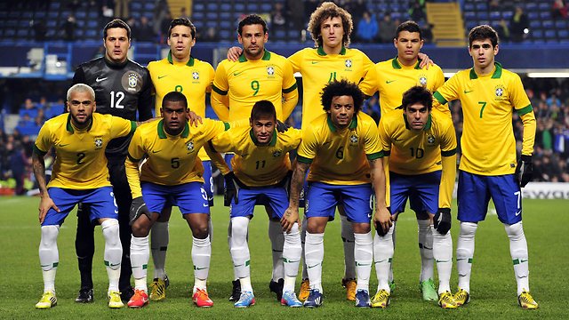 1.Brazil football team 2014