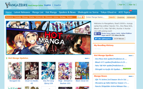 best manga websites