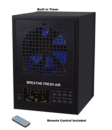 Breathe Fresh 5-in-1 Air Purifier w/ UV, Ozone Power, Ionizer Odo…