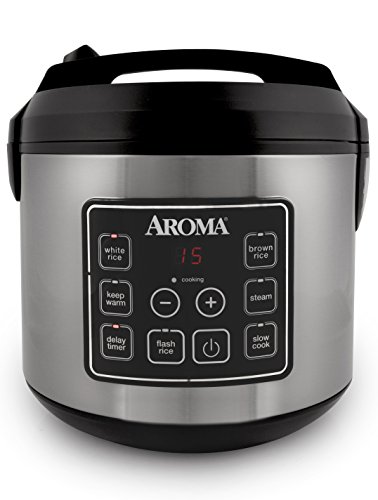 Aroma Housewares 20 Cup Cooked (10 cup uncooked) Digital Rice Coo…