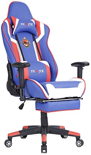 Ficmax Ergonomic Computer Racing Chair Leather Swivel Executive O…