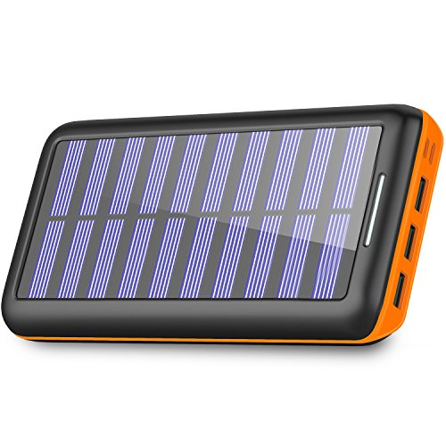 Solar Charger 24000mAh Portable Charger,PLOCHY Solar Power Bank P…
