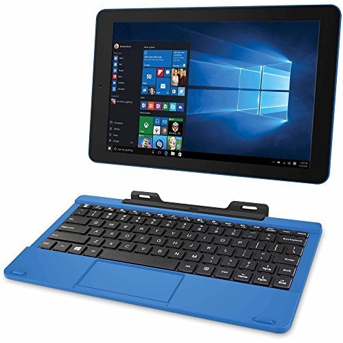 RCA Cambio 10.1″ 2-in-1 Tablet 32GB Intel Quad Core Windows 10 Blue To…