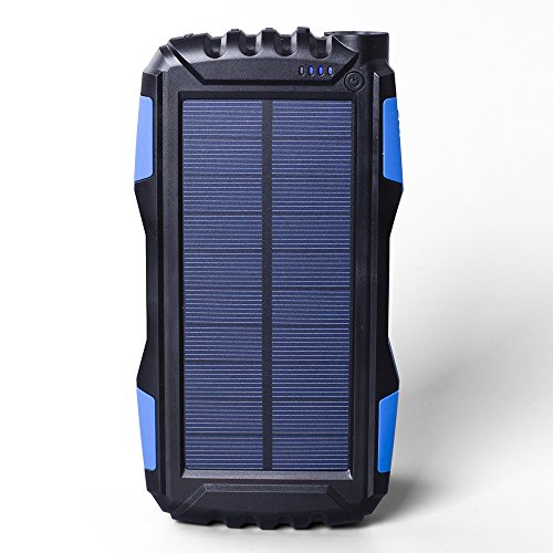 Elzle 25000mAh Portable Solar Power Bank Dual USB Output Battery …