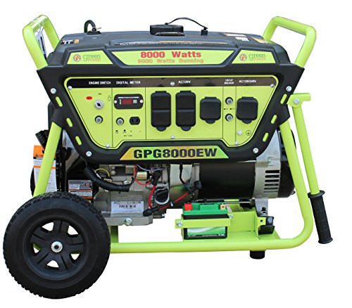 Green-Power America GPG8000EW 8000W Pro Series Recoil Electric St…