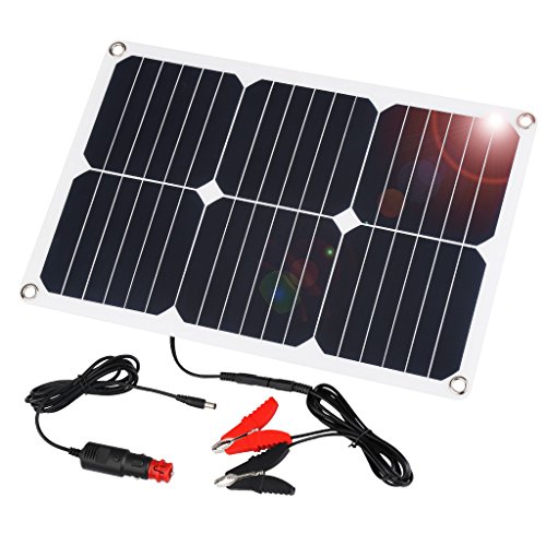 Suaoki 18V 12V 18W Solar Car Battery Charger Portable SunPower So…