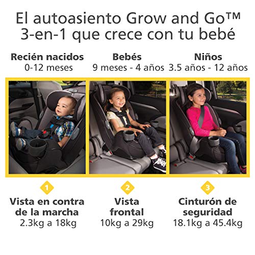 Safety 1st Grow and Go 3-in-1 Convertible Car Seat, Harvest Moon