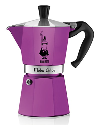 Bialetti 06909 6-Cup Espresso Coffee Maker, Purple