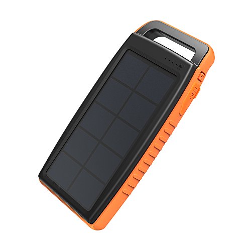 Solar Charger RAVPower 15000mAh Outdoor Portable Charger Solar Po…