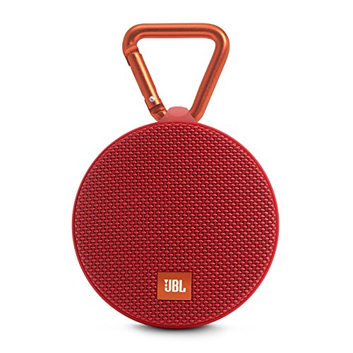 JBL Clip 2 Waterproof Portable Bluetooth Speaker (Red)