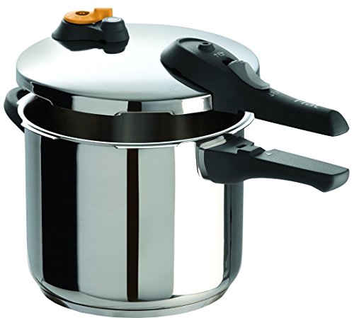 T-fal Pressure Cooker, Stainless Steel Cookware, Dishwasher Safe,…