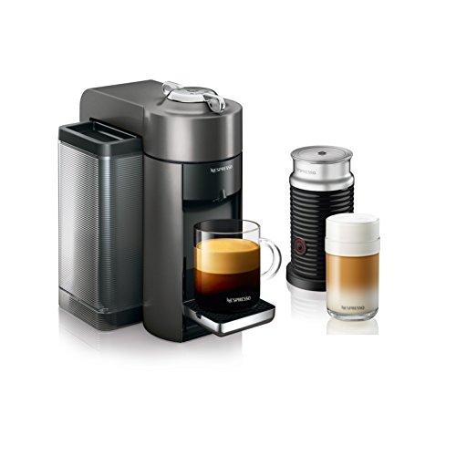 Nespresso ENV135GYAE Coffee and Espresso Machine Bundle with Aero…