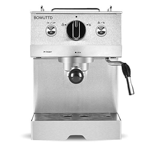 BOWUTTD Espresso Machine Coffee Maker, 1.25L Coffee Machine,Cappu…
