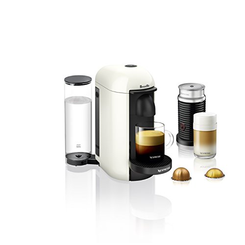 Nespresso VertuoPlus Coffee and Espresso Machine Bundle with Aero…