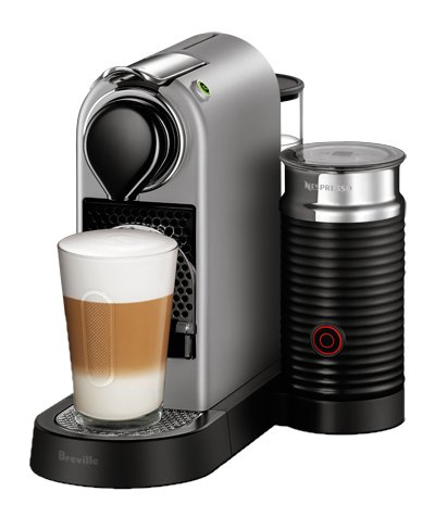 Nespresso CitiZ Espresso Machine Bundle with Aeroccino Milk Froth…