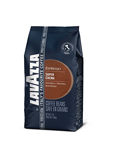 Lavazza Super Crema Whole Bean Coffee Blend, Medium Espresso Roas…
