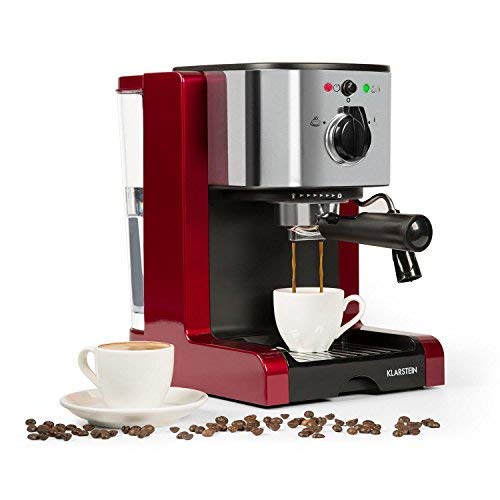 Klarstein Passionata Rossa 20 Espresso Machine • 20 Bar • Capucci…