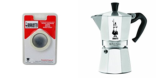 Bialetti 06800 Moka stove top coffee maker, 6-Cup, Silver