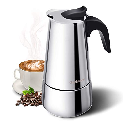 Godmorn Stovetop Espresso Maker, Moka Pot, Percolator Coffee Make…