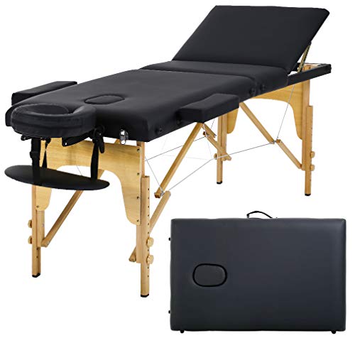 Massage Table Massage Bed Spa Bed 73 Inch Portable Heigh Adjustab…