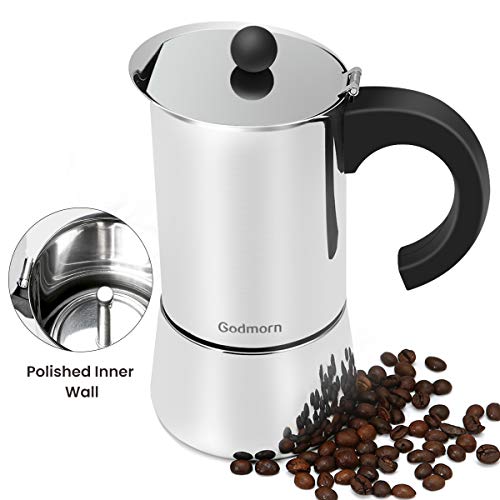 Stovetop Espresso Maker Moka Pot, Godmorn Coffee Maker Percolator…