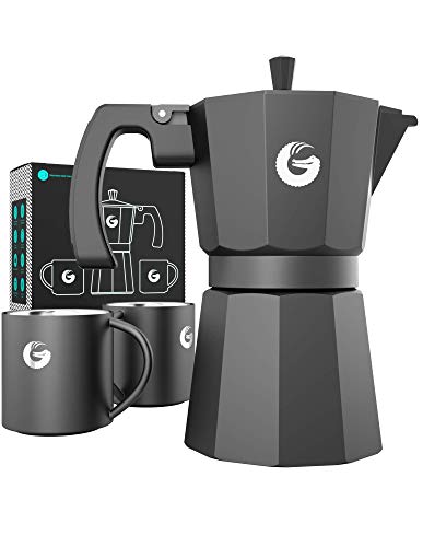 Coffee Gator Espresso Moka Pot – Aluminum Stovetop Coffee Brewer …