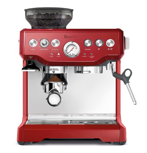 Breville BES870CBXL The Barista Express Coffee Machine, Cranberry…
