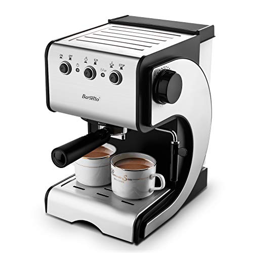 Barsetto Espresso Machine With Milk Frother,Espresso Maker, Coffe…