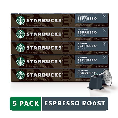 Starbucks by Nespresso, Espresso Dark Roast (50-count single serv…